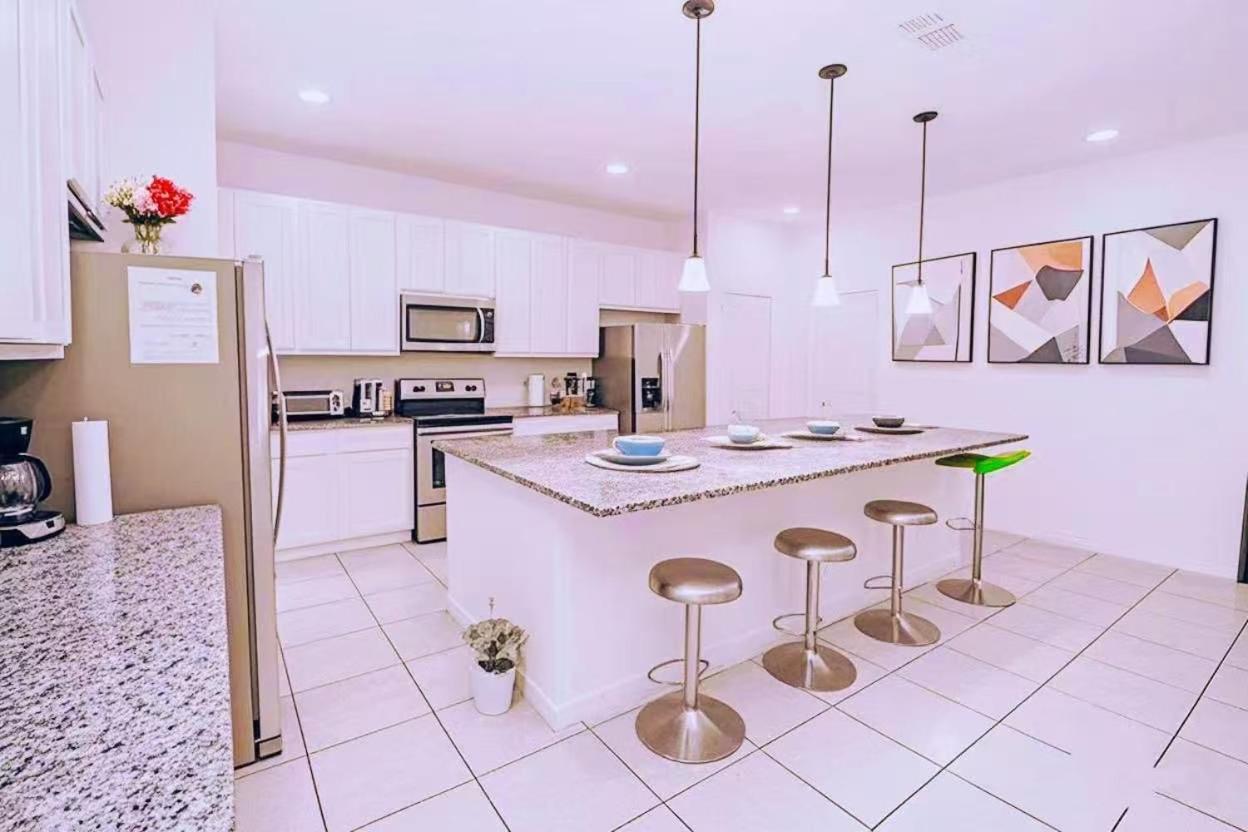 Elegant King Queen Suite Rms -Private Bath-5 Star Resort-Pool-Spa-Club-Disney-Water Park-Wifi Available Davenport Exterior foto